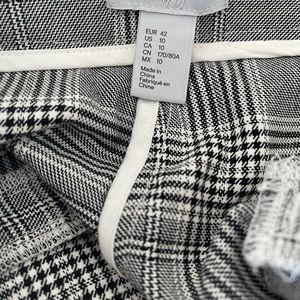 H&M Plaid Trousers